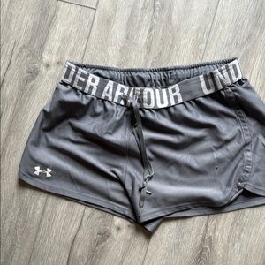 Under Armour Gray Athletic Performance Shorts